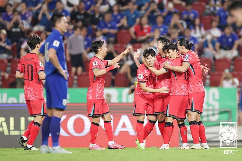 A대표팀 지난 11월 월드컵 2차예선 싱가포르전 사진 / KFA 제공