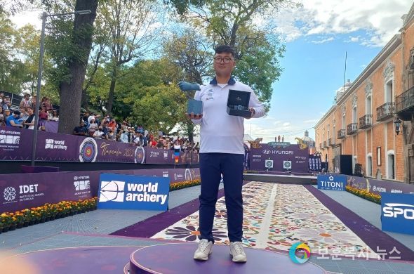 청주시청 김우진, 현대양궁월드컵 파이널 금메달