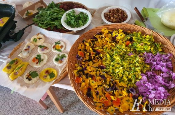 화전만들기 체험 행사