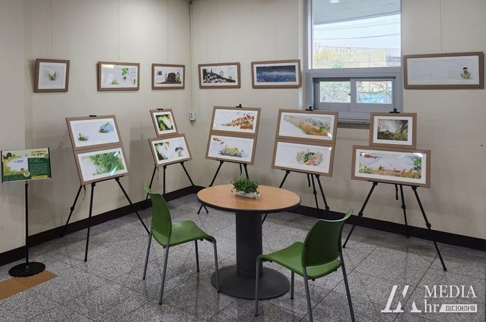 청주오창도서관, ‘나는 달팽이’ 원화전시