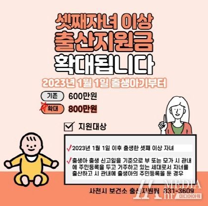 출산지원금 지원사업