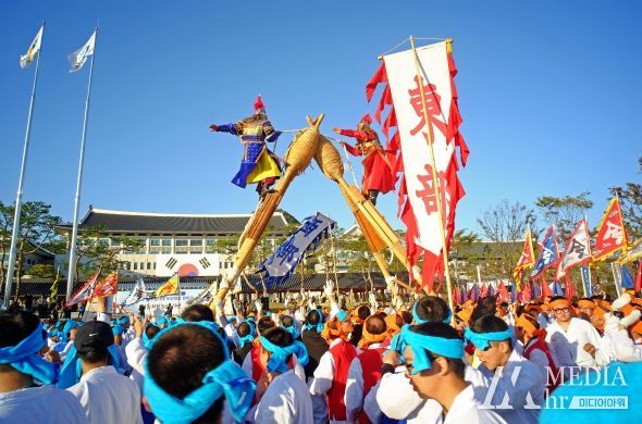 안동 차전놀이, 놋다리밟기 공연 개최‘전 세계 유일 민속 콘텐츠’
