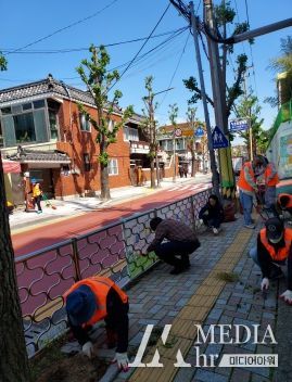 부산 사상구 덕포2동, 덕상초등학교 주변 환경정비 실시