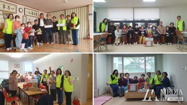부산 동구 초량3동 애향회, 어버이날 맞이 경로당 감사선물 전달