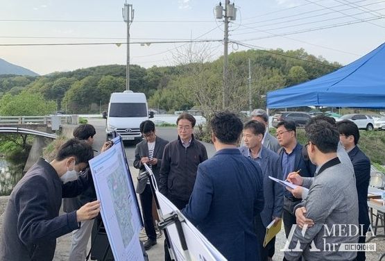 하동군 옥종 병천지구 풍수해생활권 종합정비 공모선정 총력