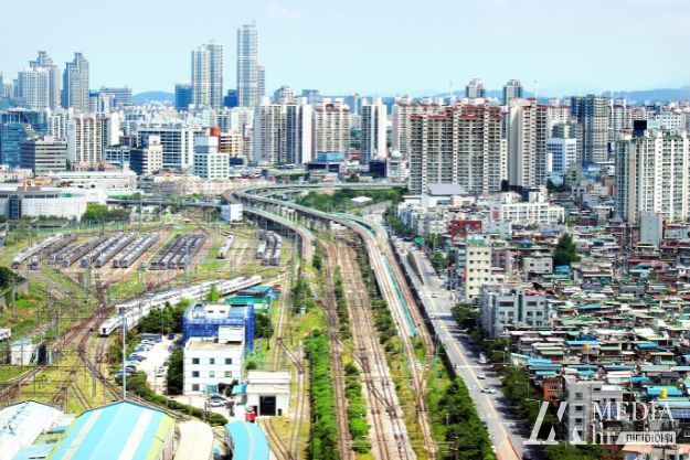 구로철도차량기지 모습