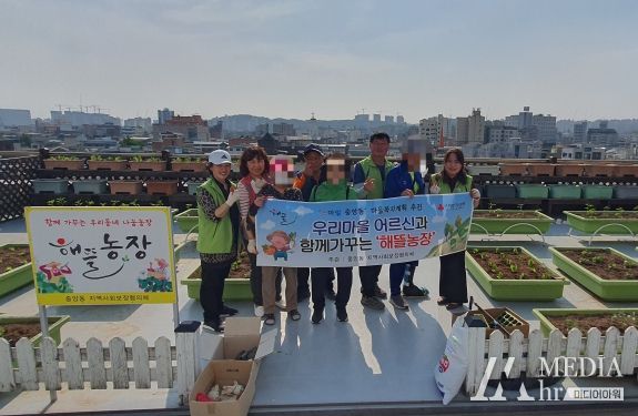 오산 중앙동 옥상의 작은 텃밭‘해뜰농장’재개