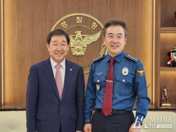 이재영 증평군수, 윤희근 경찰청장 만나 증평 치안 뜻 모아