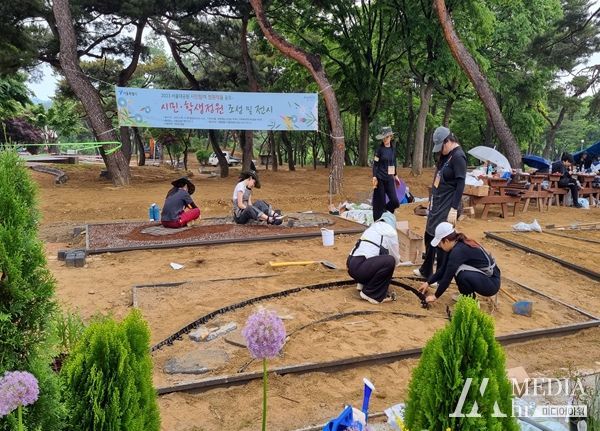 2023년 시민학생 정원 조성 1일차 현장