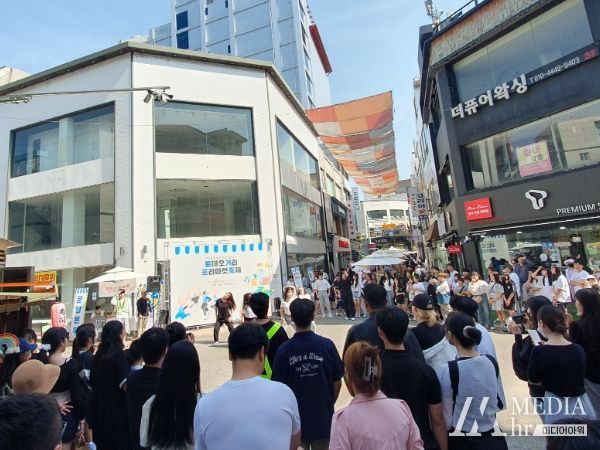 플리마켓 축제 현장