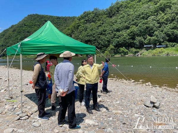 오흥수 홍천군 부군수, 물놀이 안전점검 현장방문 지도 격려