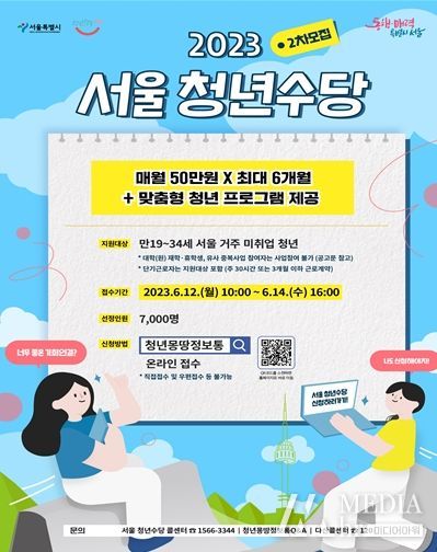 청년수당 모집 포스터