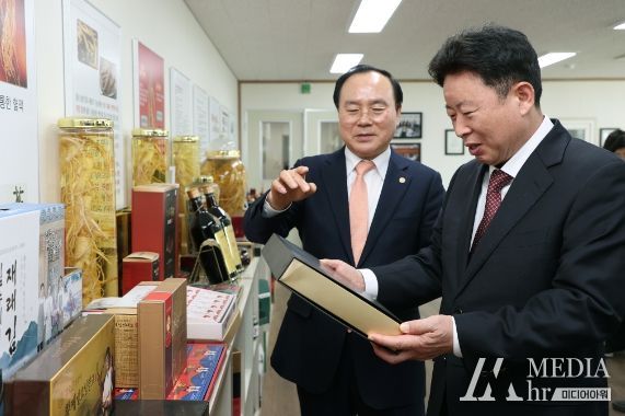 농식품 수출업체 현장 방문(미가푸드 GH내추럴 가평자연딸기)