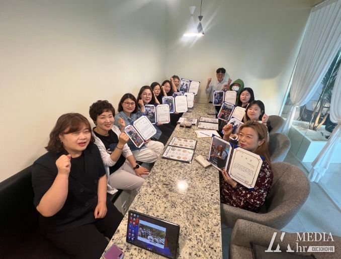 양주시옥정종합사회복지관, 초록별 활동단원들에 대한 수료식 진행