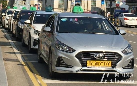 관내 운행 택시 모습