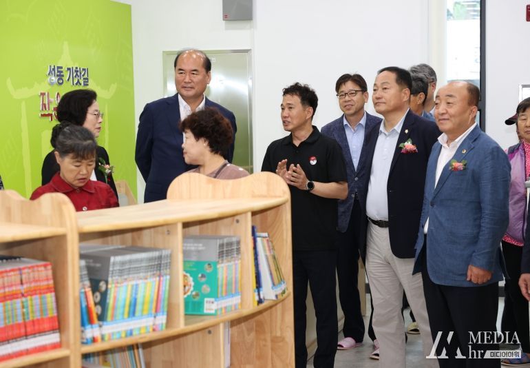 상주시 성동 기찻길 작은도서관 개관식 개최