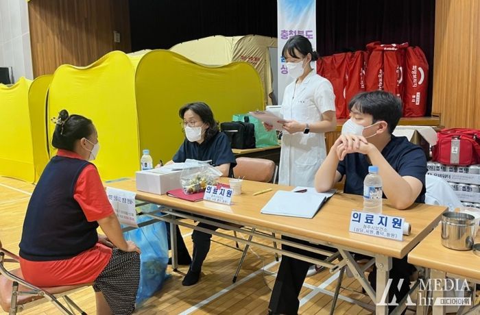 청주시 보건소, 임시거주시설 코로나19 예방과 의료지원에 총력