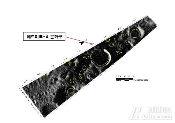 다누리 발사 1주년 기념 추가 공개 달 관측자료