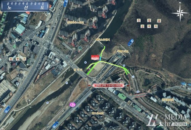 남양주시, 진접읍민 숙원 해결 위해 금곡천 산책로 단절구간 잇는다!