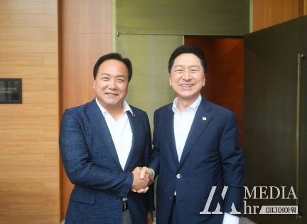 이권재 오산시장과 김기현 당 대표
