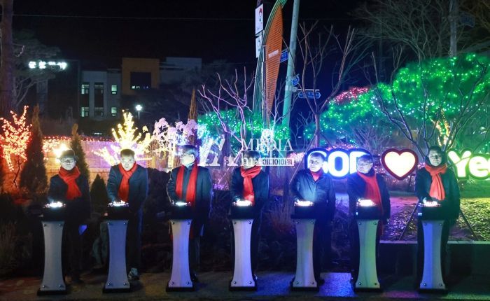 영양군 기독교연합회, 성탄트리 점등식 개최
