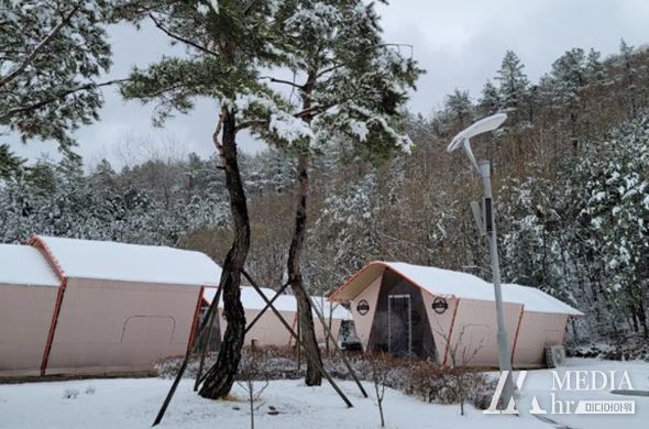 청송군, 겨울철 야영장 안전점검 나서