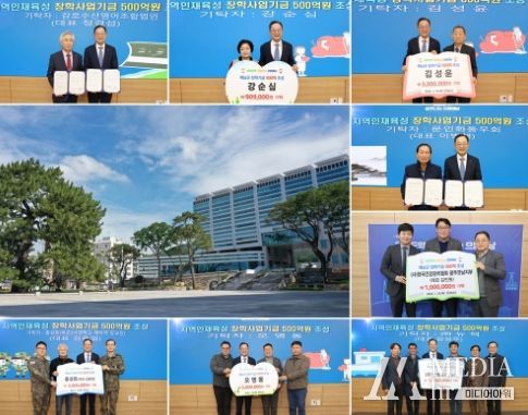 해남군“인재 등용문을 만들자”1월 장학사업기금 2,621만원