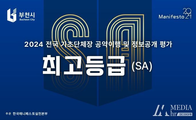 2024년 전국 기초단체장 공약이행 및 정보공개 평가 최고등급 선정 이미지