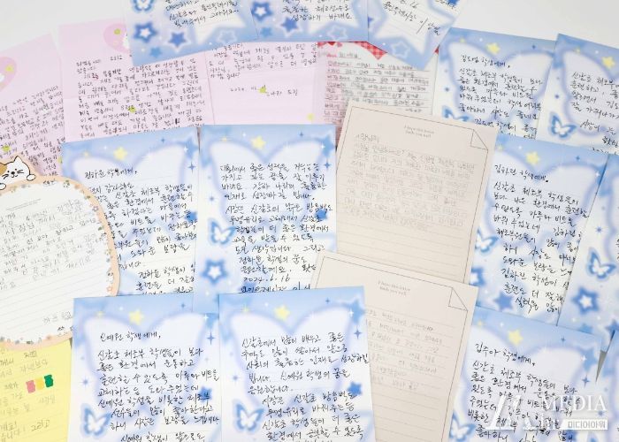 이상일 용인특례시장이 신갈초 체조부 학생들로부터 감사의 편지를 받고 답장을 보냈다.