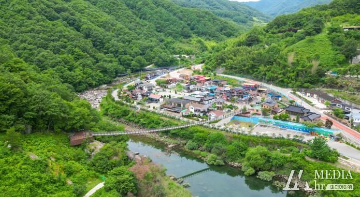 지리산 내대 생태길 출렁다리 준공