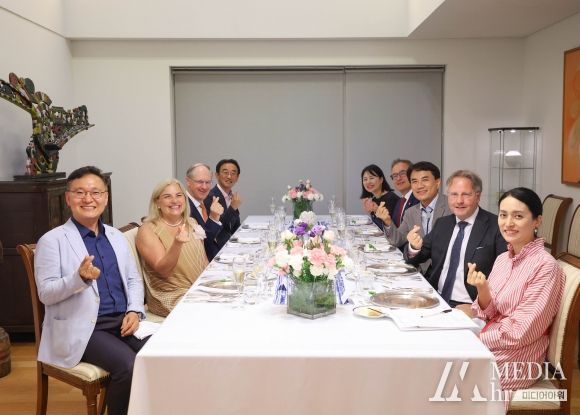 유럽연합 대사, 김진태 강원특별자치도지사 만찬 초청