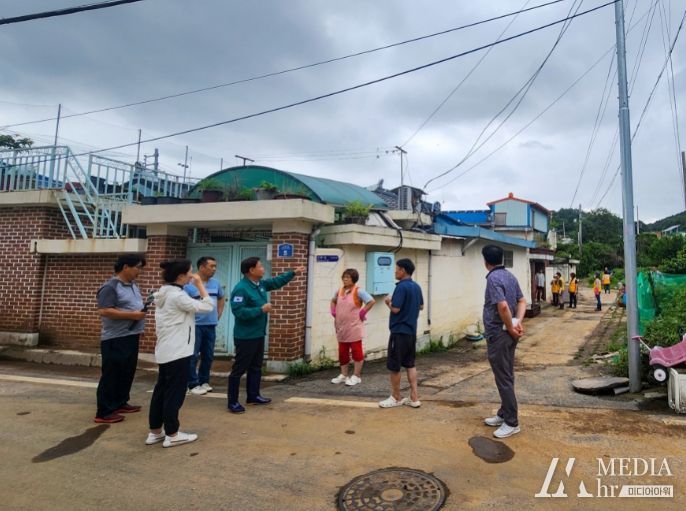 시장님수해현장방문