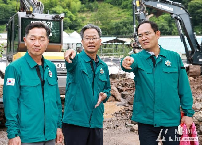 영양군, 집중호우 현장 방문한 임종득 국회의원 “피해복구 총력”