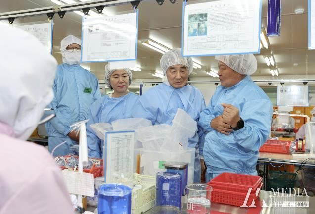 송기섭 군수 기업체 방문 사진