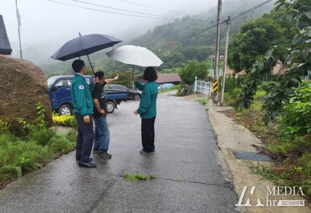 이귀동 곡성군수 권한대행, 산사태취약지역 현장 점검